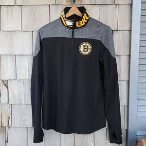 Reebok Boston Bruins Half Zip Longsleeve